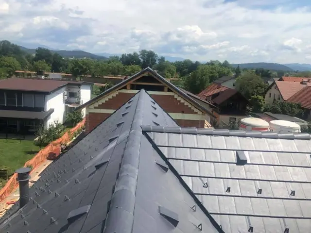 Sleme in zaključki strehe · izvedba BELKO