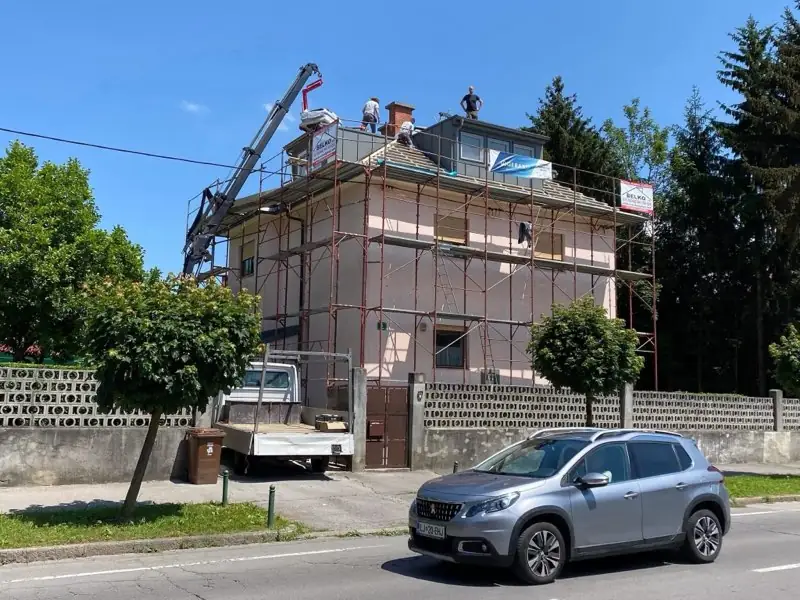 Sanacija večstanovanjske hiše · izvedba BELKO